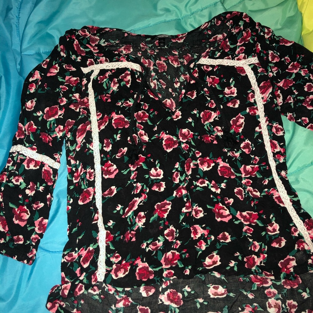 Beautiful flower blouse